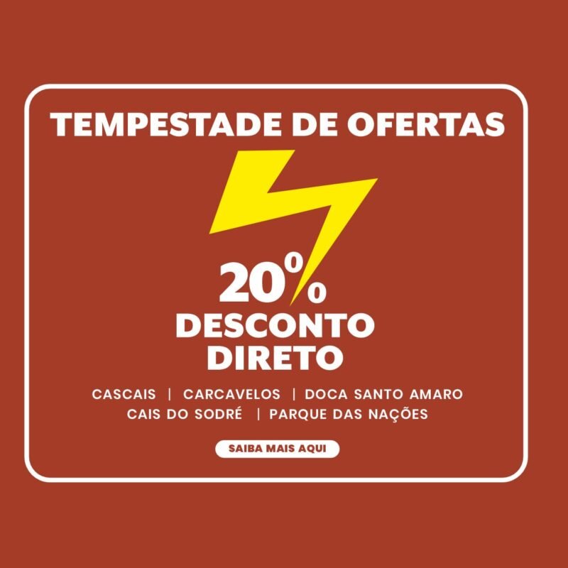 Tempestade de ofertas – O mau tempo traz boas notícias!!